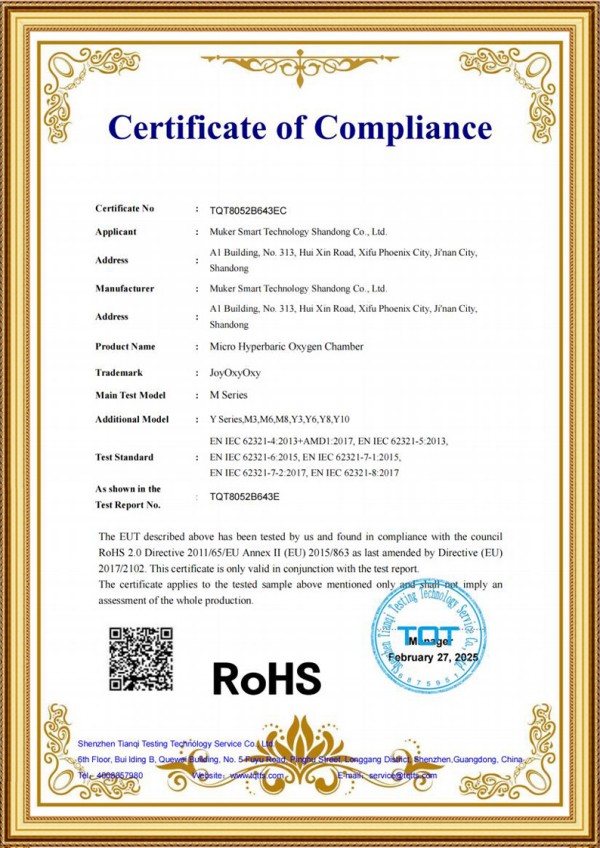 ISO 9001 certificate